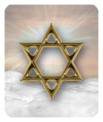 Star of David Bronze-Gold